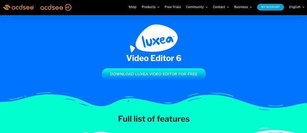 ACDSee Luxea - video editing software