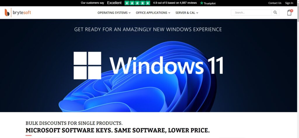 BryteSoft - Website to Buy Software Keys Online