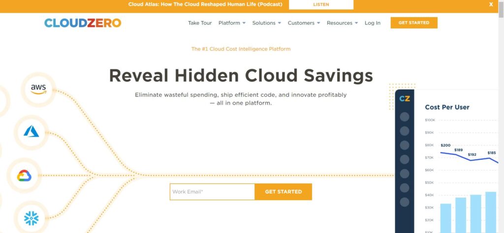 best cloud tools- cloudzero